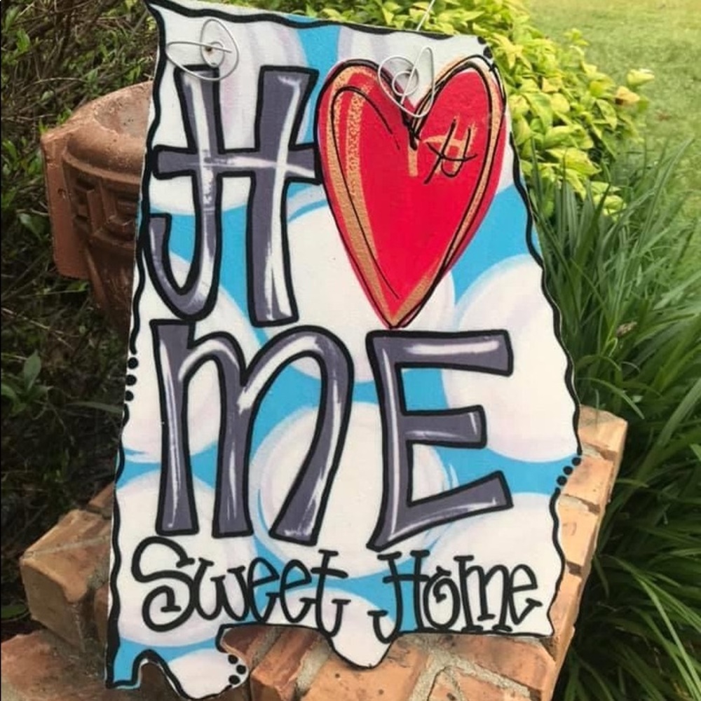 Alabama Door Hanger decor